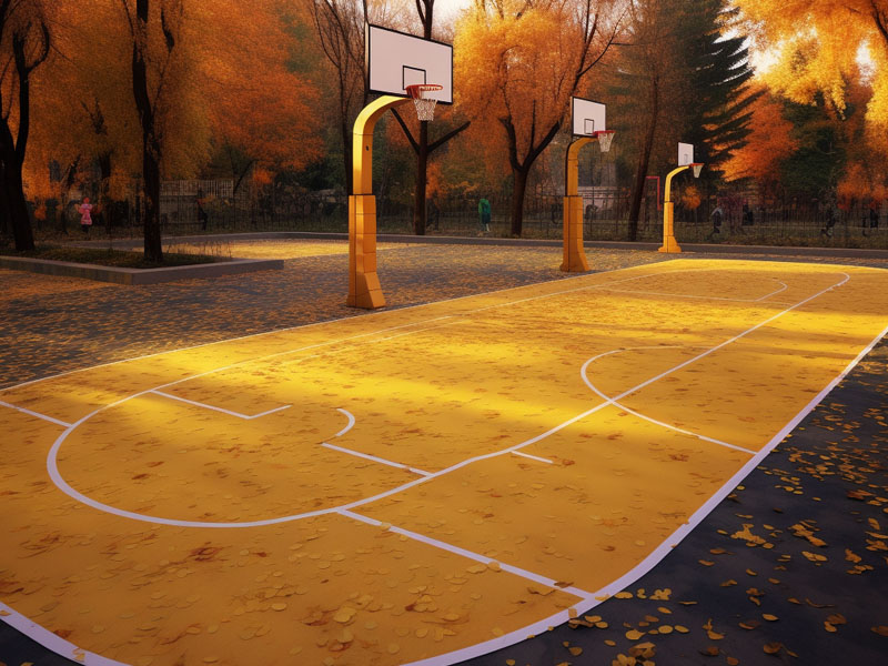 室內(nèi)籃球場(chǎng)地面材料能水泡嗎？選擇材料前必讀的實(shí)用指南